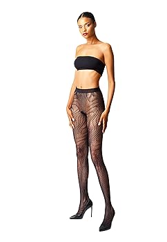 Wolford Snake Net Tights for Women Seamless Warp-Knit